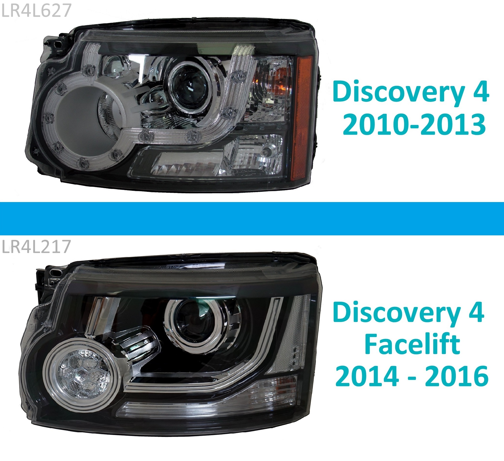 Land Rover Discovery 4 20142016 head light lamp O/S RH halogen RHD